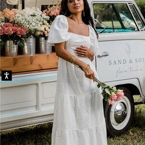 Buddy Love White Eyelet Dress